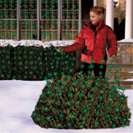 Celebrations Celebrations 40804-71 4 x 6 ft. 100 Green LED Net Light Set 9264433